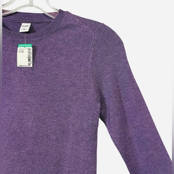 Twik by Simons, Purple Knit Sweater, Size XS - Picture 5 of 8